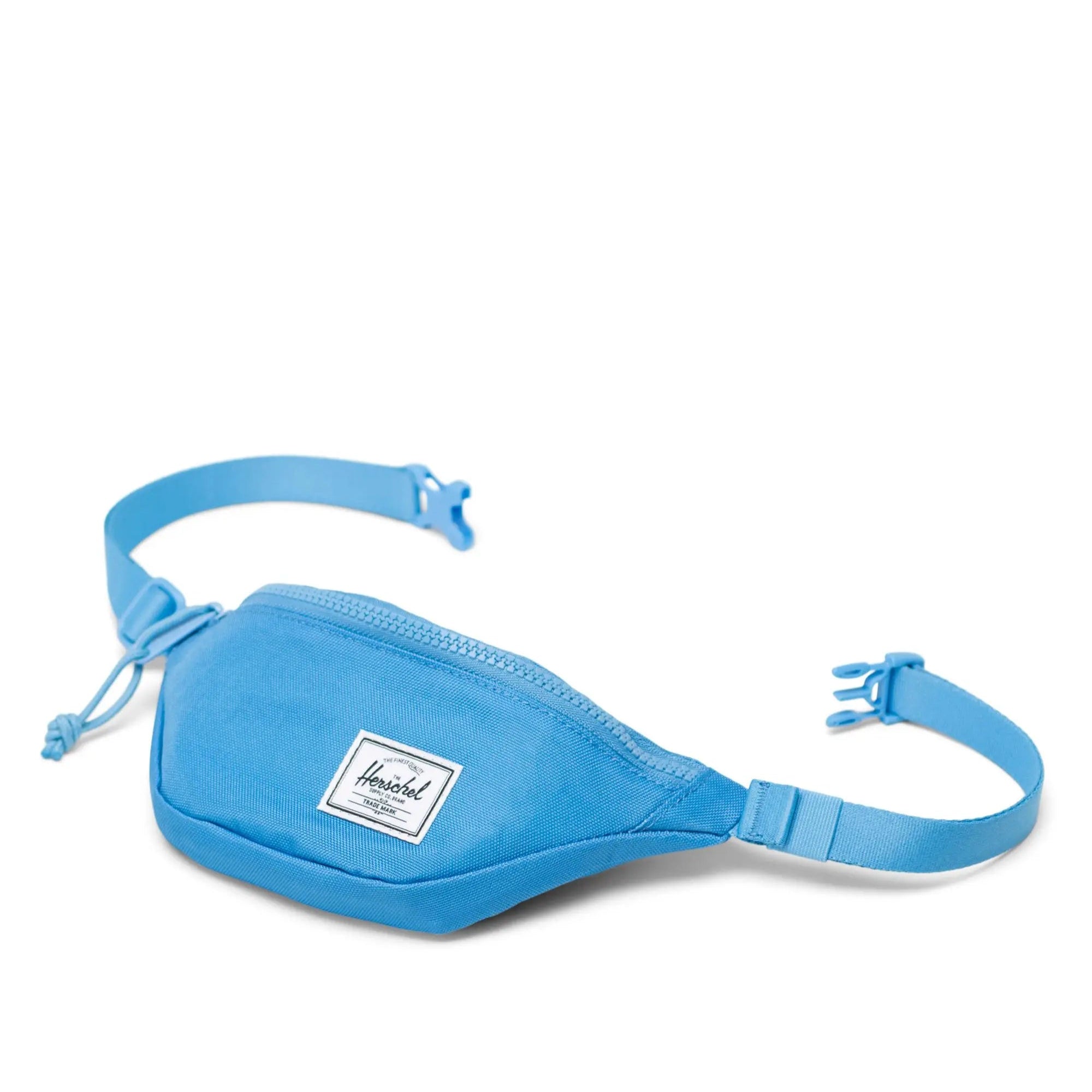 Herschel Heritage Hip Pack - Azure Blue Compact Waist Bag for Travel, Hiking & Everyday Use