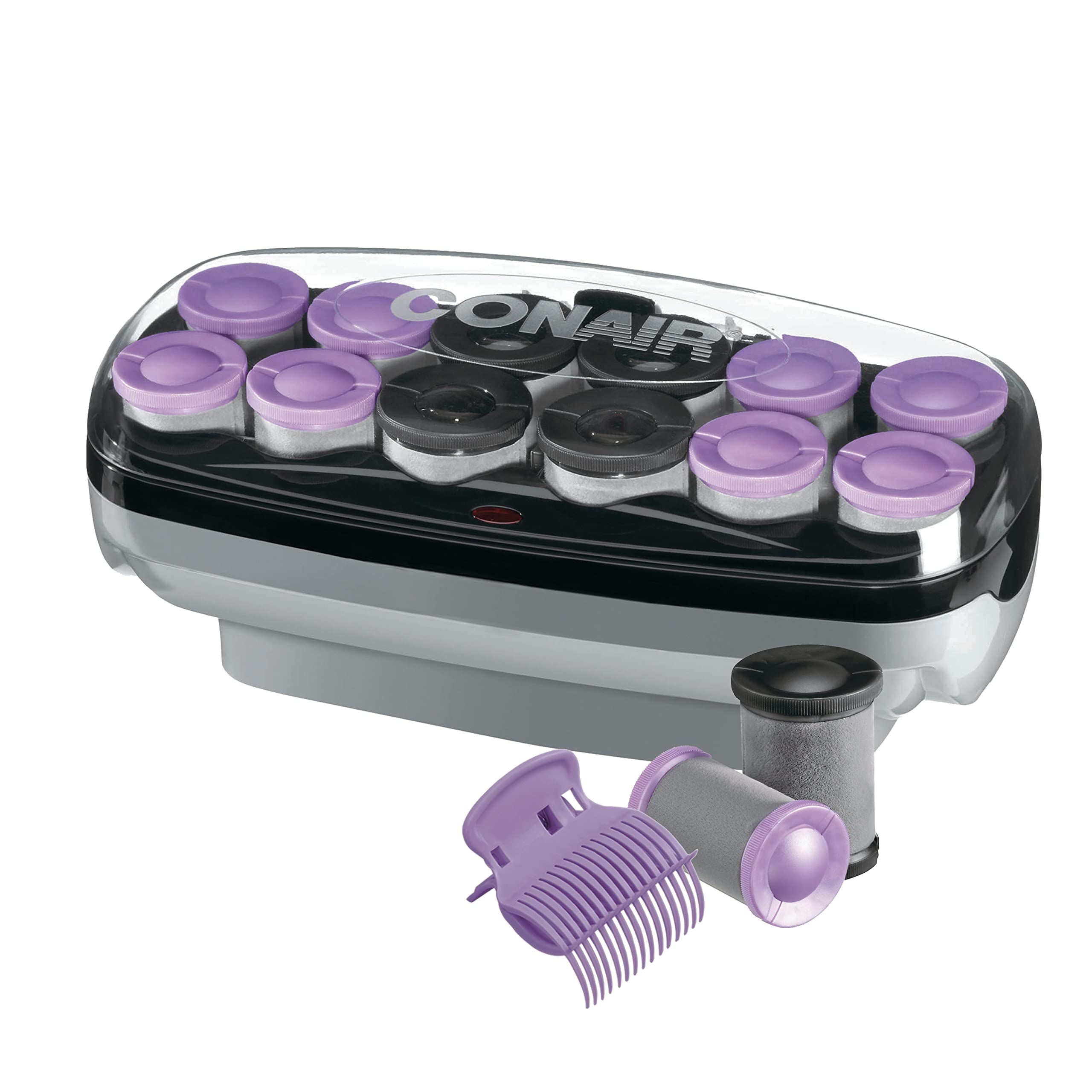 Conair Hot Rollers Hair Curler Set - 12 Heated Rollers (1.5
