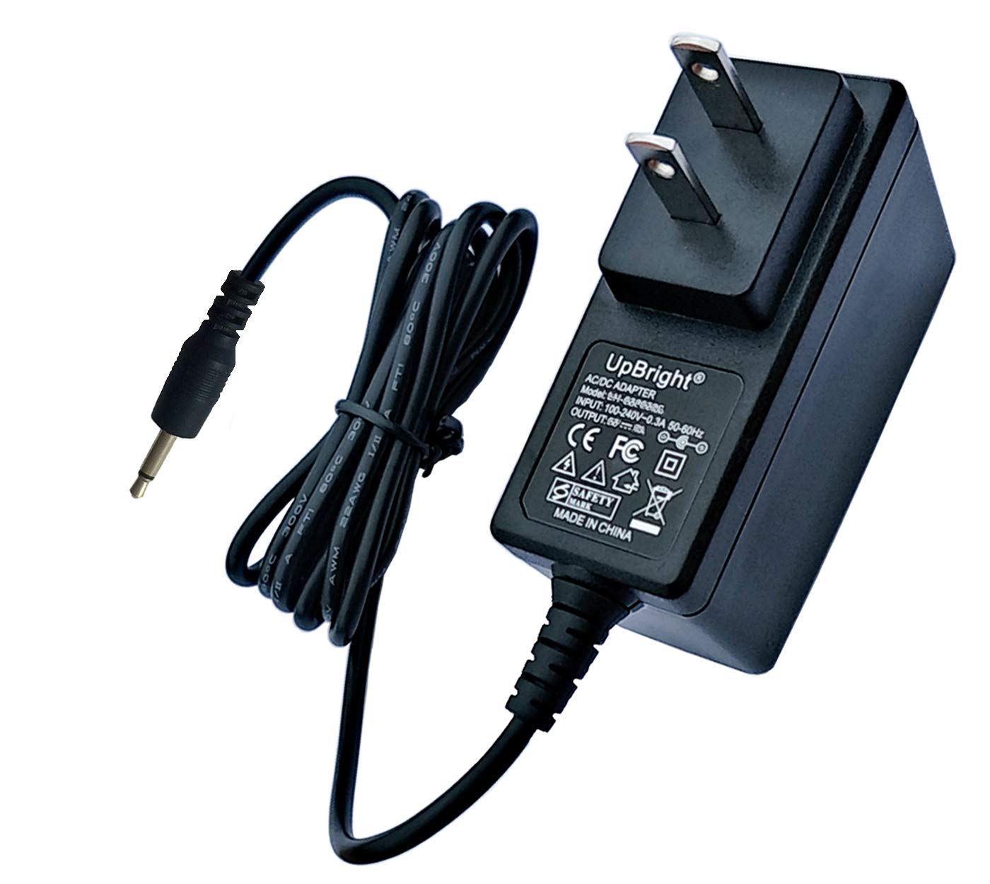 UpBright 9V AC/DC Adapter Power Supply for Electro-Harmonix Guitar Pedals - Compatible with Echo Nano, LPB-1, Big Muff, Small Clone, EH4600, EH4800, Analog Chorus & Phase Shifter - 9VDC Charger for Stage & Studio Use