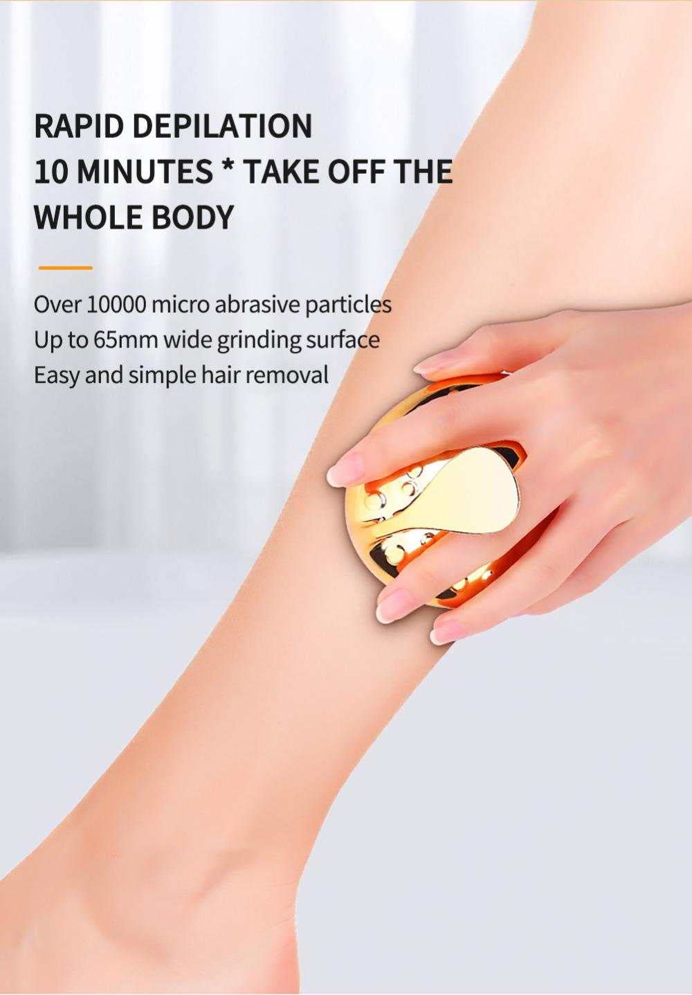 Painless & Safe Epilator for Hair Removal – Easy to Clean & Use at Home | Perfect for Legs, Underarms & Bikini Line