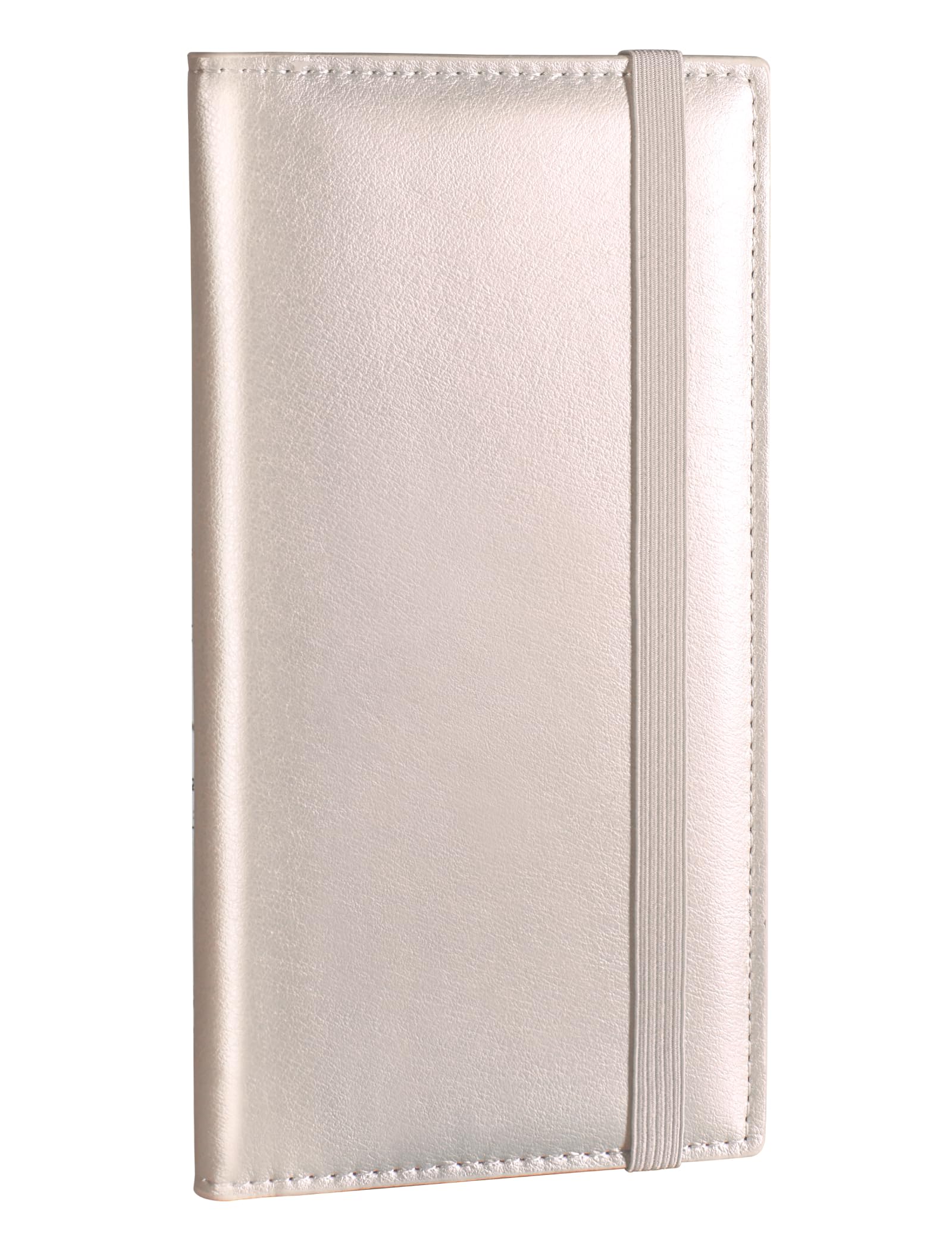 Premium Vegan Leather Checkbook Cover for Men & Women - Slim RFID Blocking Wallet Holder for Top & Side Tear Duplicate Checks (Champagne) | Ideal for Business, Travel & Everyday Banking Security