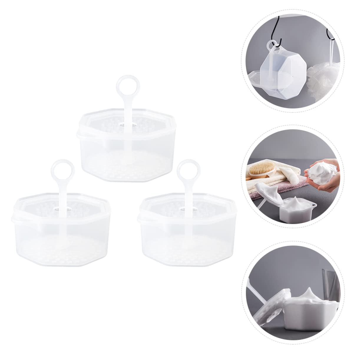 6-Piece Manual Foam Cup Face Cleansing Set - Skin Care Tools for Women with Rich Lather Maker, Mini Frother & High Capacity PP Bubble Cup - Perfect for Daily Facial Cleansing & Spa Skincare Routine