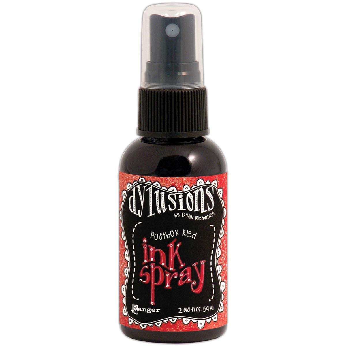 Dylusions Ink Spray 2oz - Postbox Red | Vibrant Watercolor Spray Ink for Art Journals, Mixed Media & DIY Crafts | Perfect for Card Making, Scrapbooking & Creative Projects