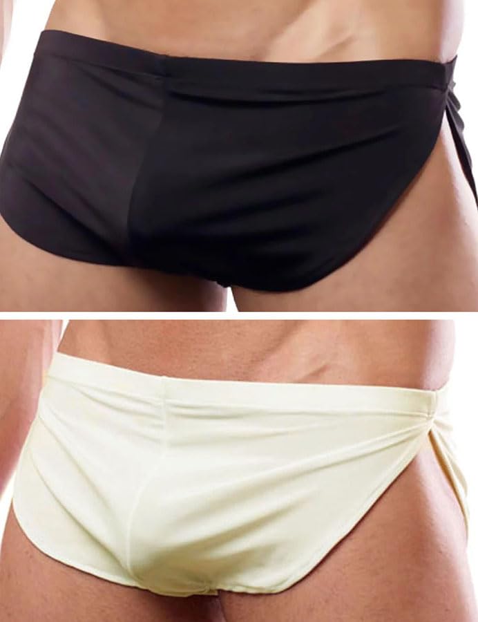 Men's Low Rise Split Shorts - Exotic Lounge Boxers for Comfort & Style - Perfect for Sleepwear, Lounging & Summer Relaxation