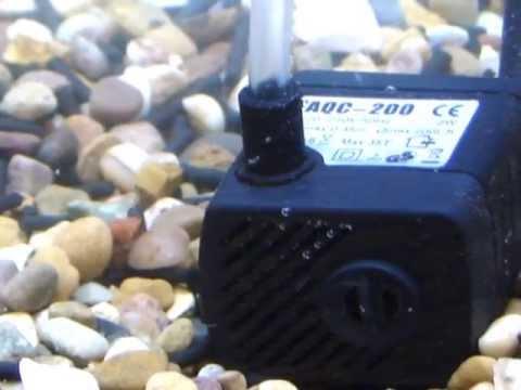 200 L/H Submersible Aquarium Water Pump - Quiet & Energy Efficient Fish Tank Pump for Freshwater & Saltwater Aquariums - Perfect for Filtration, Aeration, and Water Circulation in Home or Office Aquariums