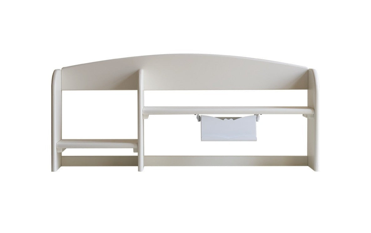 Premium Oak & Beech Solid Wood Multi-Layer Desktop Shelf - Sturdy & Stylish Organizer for Home Office, Study, or Workspace - Perfect for Books, Plants, and Office Supplies