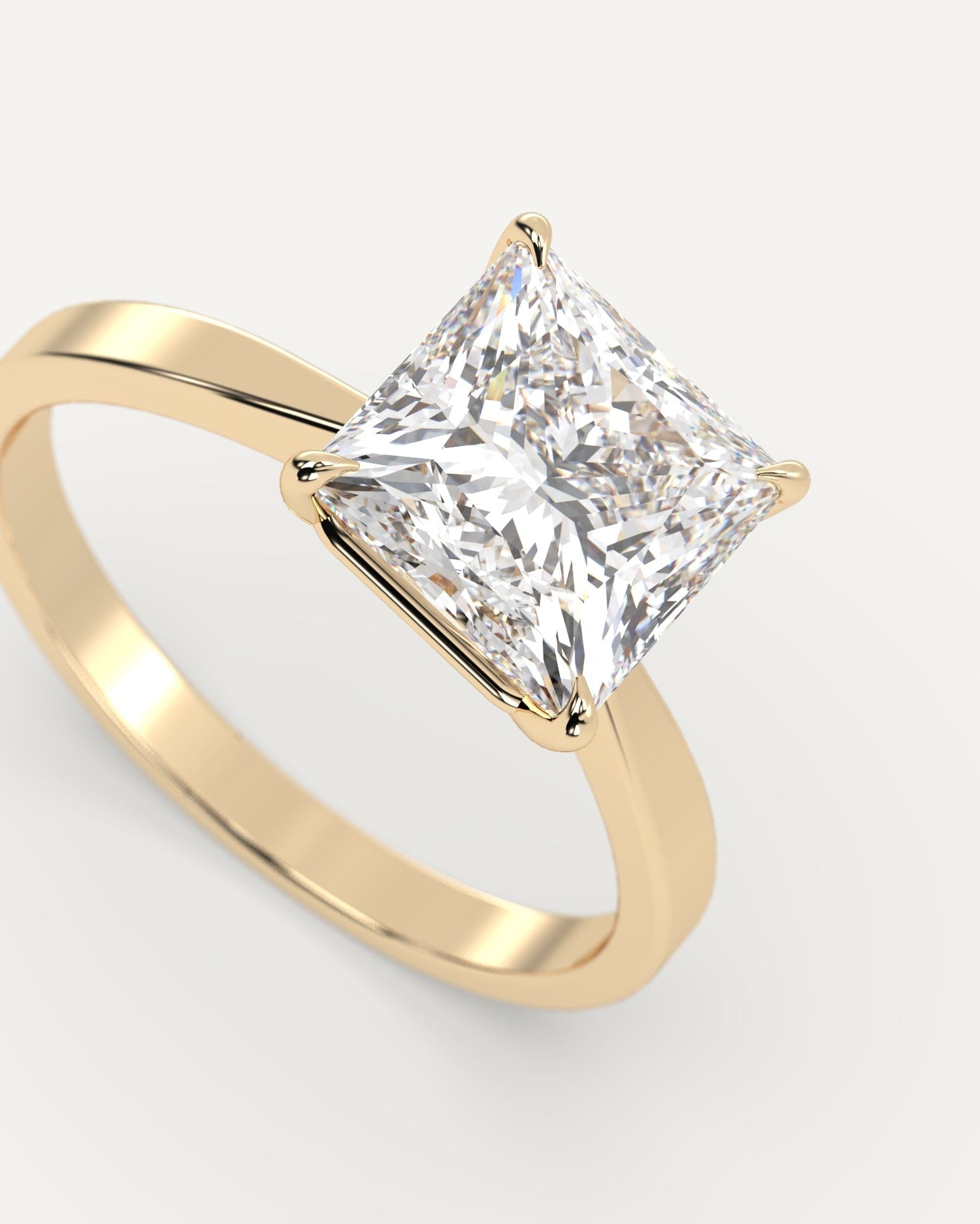 2 Carat Princess Cut Diamond Ring - Elegant Engagement & Wedding Band for Women | Perfect for Proposals, Anniversaries & Special Occasions