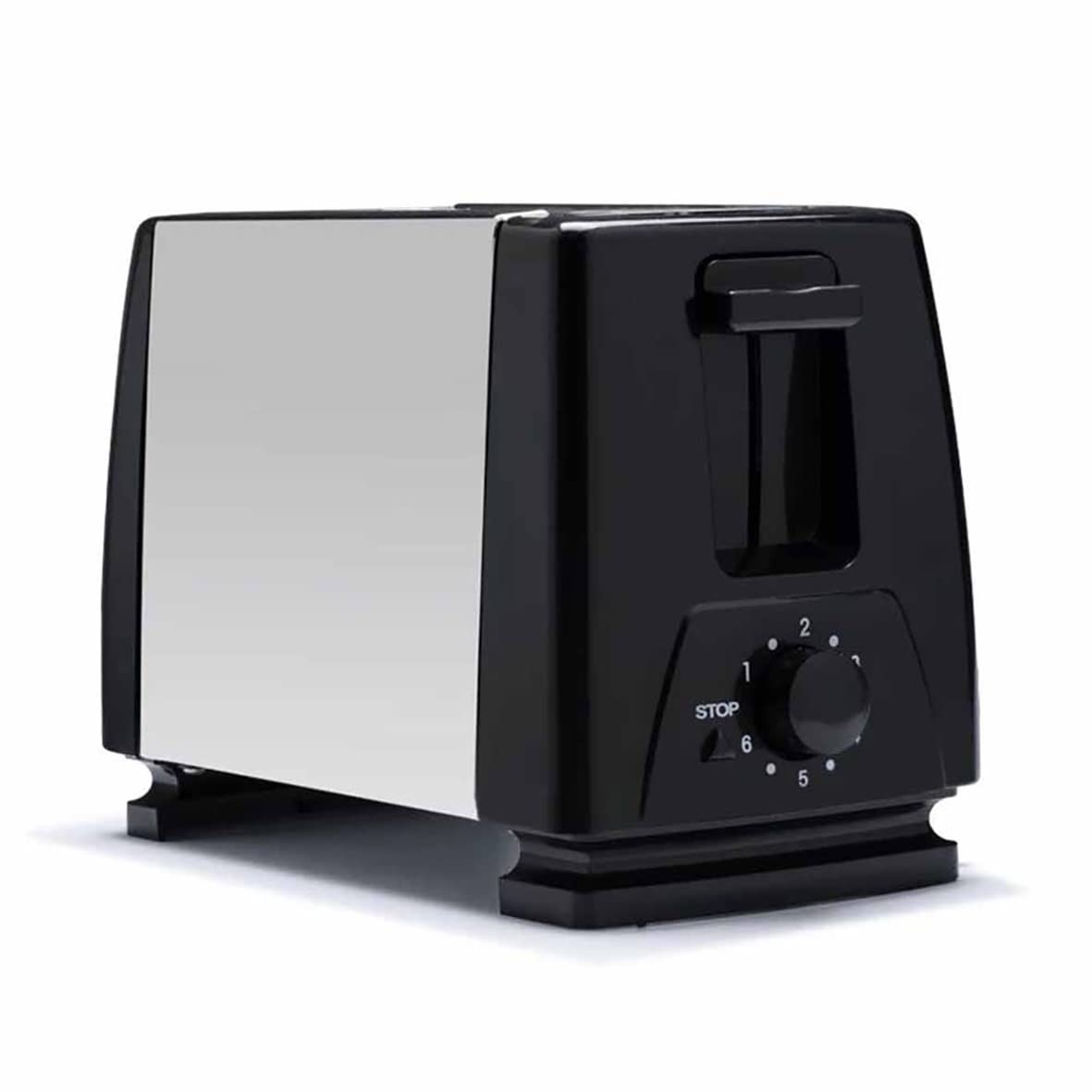 Stainless Steel 750W 2-Slice Toaster - Quick & Even Toasting for Bagels, Bread, Sandwiches - Perfect for Breakfast, Office, Dorm & Small Kitchens