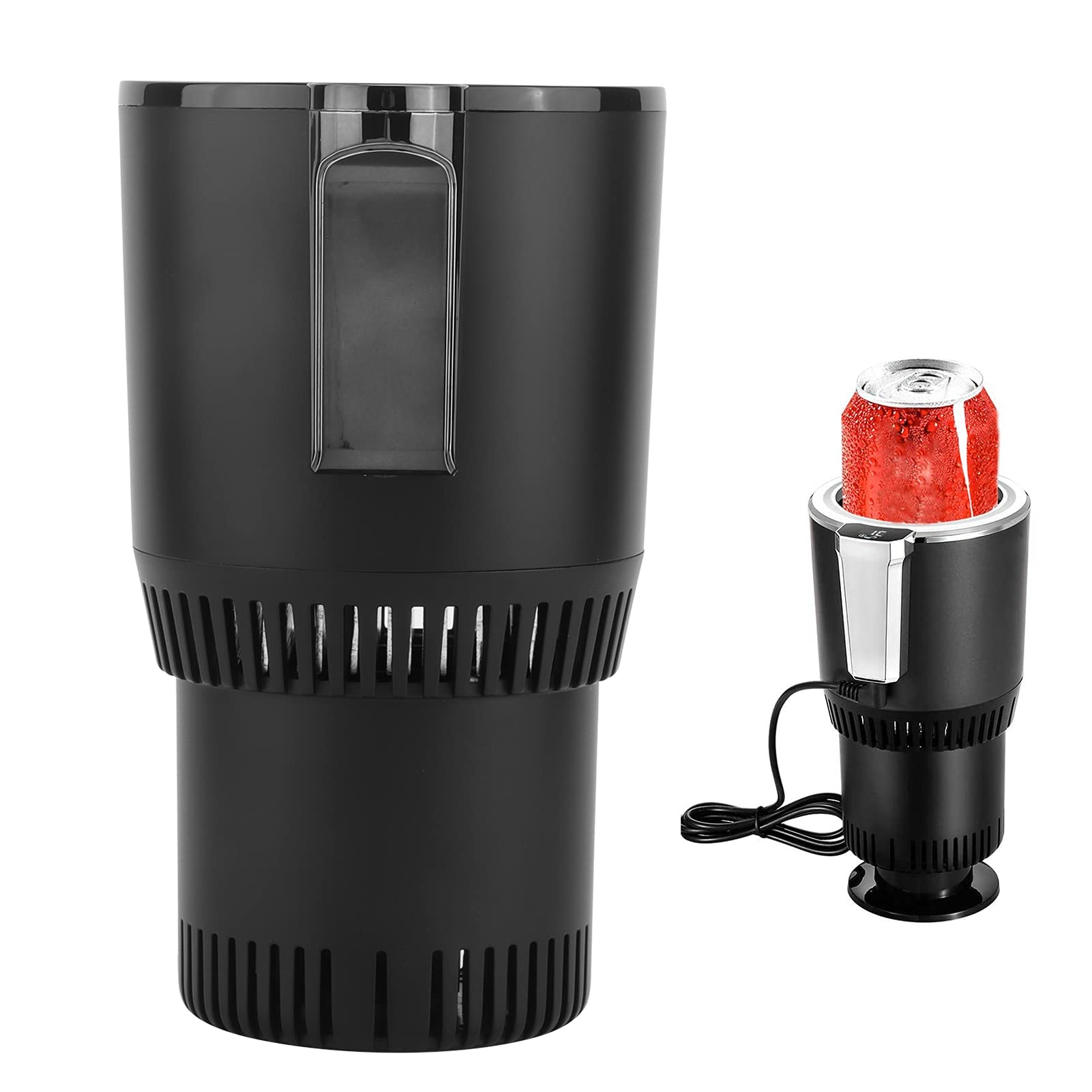 2-in-1 Smart Car Cup Holder Cooler & Warmer - Auto Drink Holder for Heating & Cooling Beverages - Perfect for Coffee, Tea & Cold Drinks on Road Trips & Commutes
