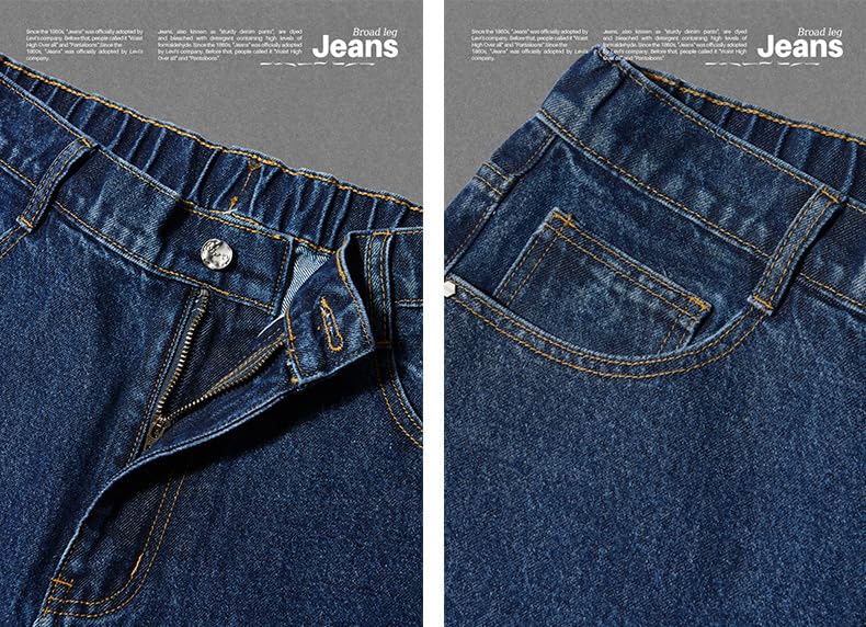 Men's Baggy Jeans - Y2K Vintage Skater Pants with Wide Leg Loose Fit, Hip Hop Denim for Casual Wear | Perfect for Street Style, Skateboarding & 90s Fashion Outfits