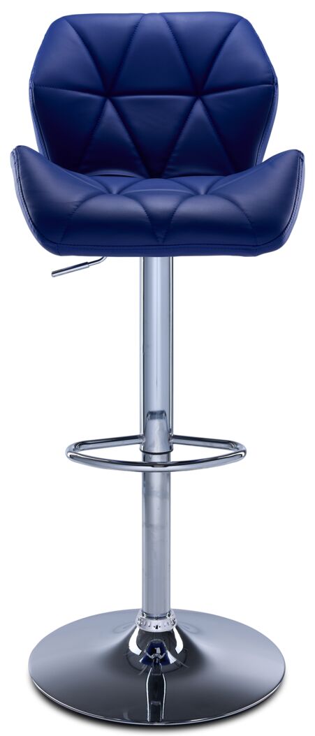 Blue Ava Bar Height Stool - Adjustable Counter Stool for Kitchen Island, Breakfast Bar & Home Decor