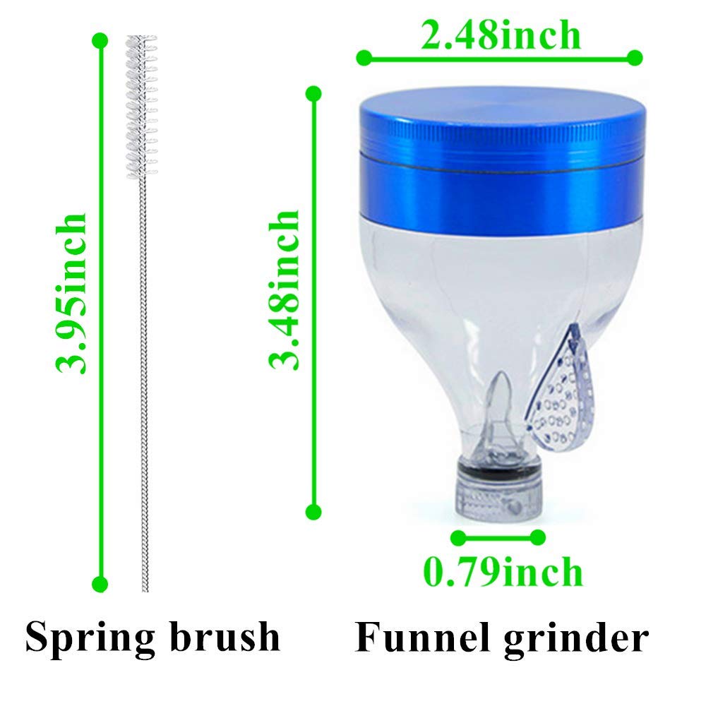 OMO Spice Grinder - Upgraded 3-Layer Kitchen Powder Mill with 2.5