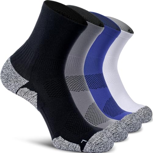 4-pairs (Black1,grey1,royal Blue1,white1)