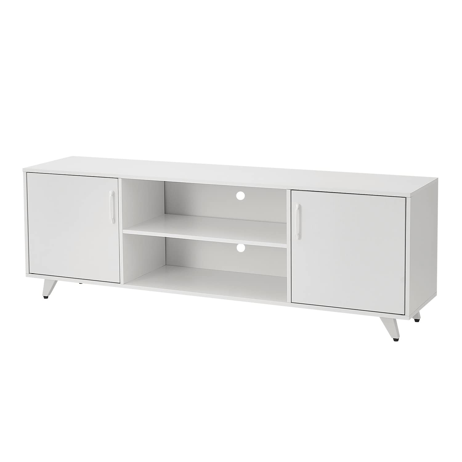 Modern TV Stand with 2 Doors & Shelves - Panana 63
