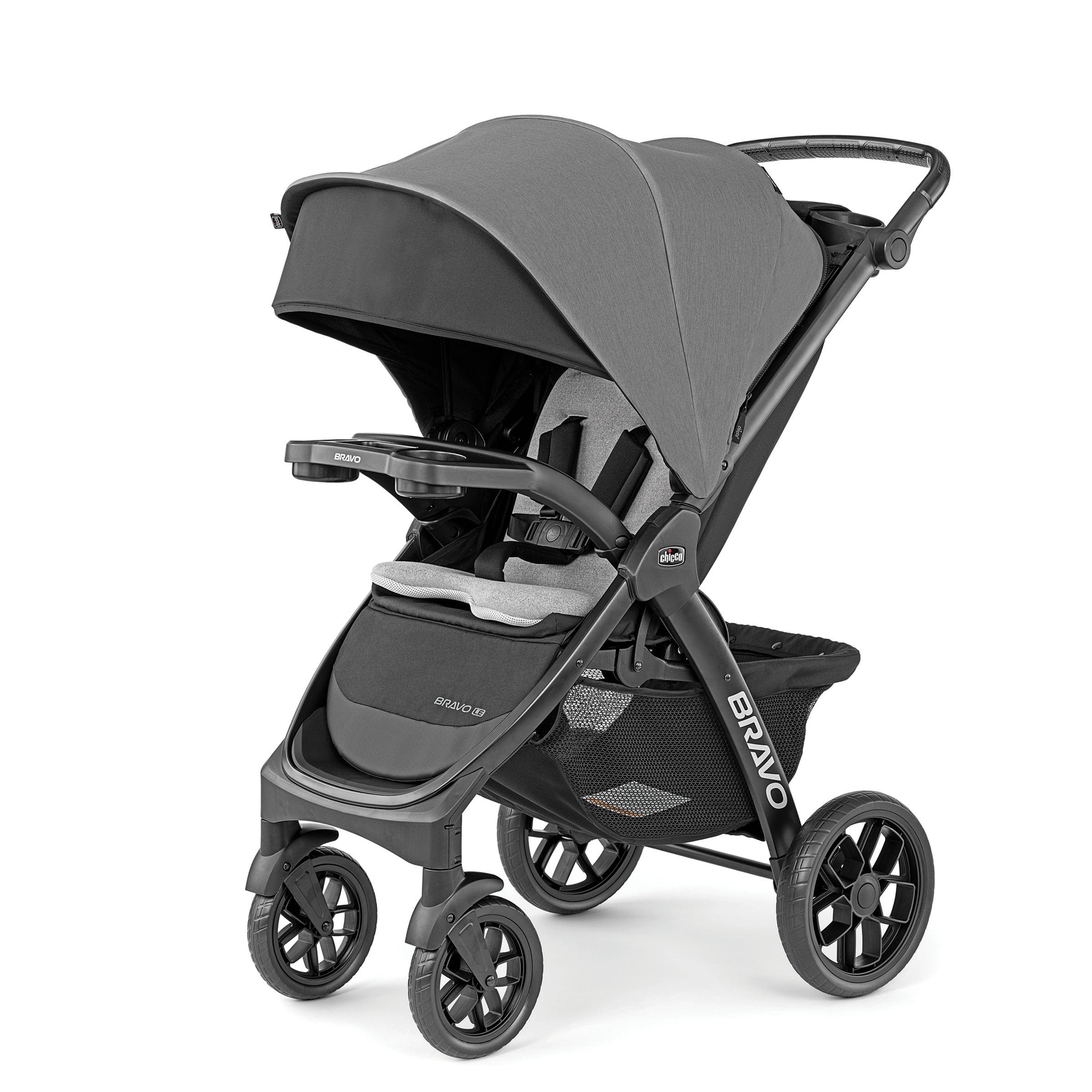 Chicco Bravo LE ClearTex Quick Fold Stroller - Lightweight Compact Travel Stroller for Babies & Toddlers - Perfect for Airports, Shopping, and Daily Walks