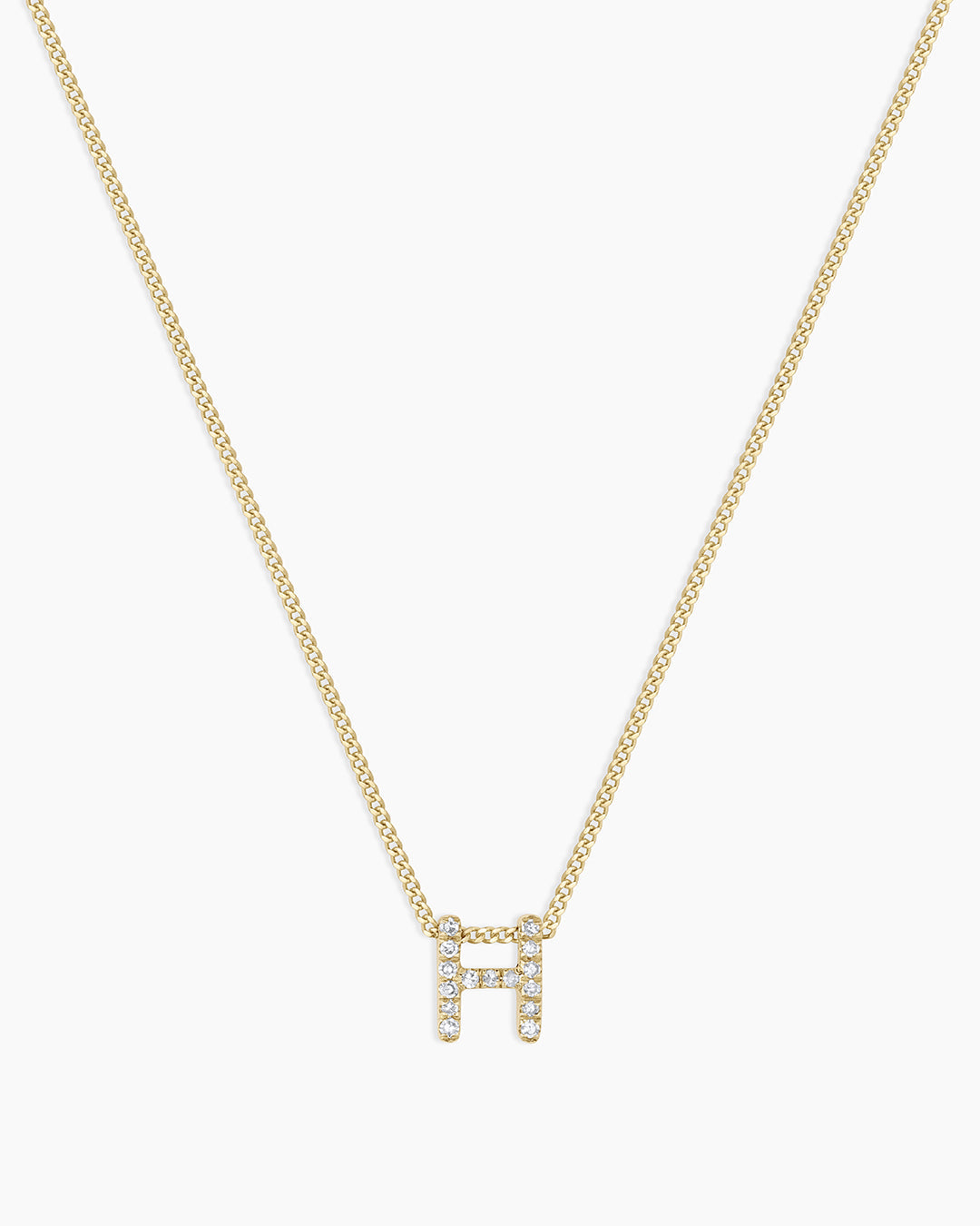 Diamond Alphabet Necklace - Personalized Initial Pendant Jewelry for Women - Perfect Gift for Birthday, Anniversary & Valentine's Day