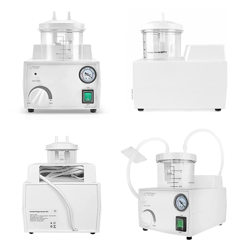1000ML Veterinary Vacuum Pump Machine - Adjustable Stepless Pump for Pet Grooming, Animal Care & Veterinary Clinics | Perfect for Hair Removal, Fluid Extraction & Medical Procedures