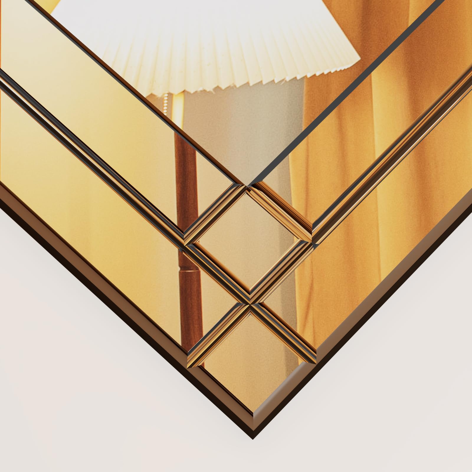 18x30 Inch Frameless Rectangular Wall Mirror with Polished Beveled Edge - Modern Silver Decorative Mirror for Bathroom Vanity, Entryway & Living Room | Home Decor, Dressing & Interior Design