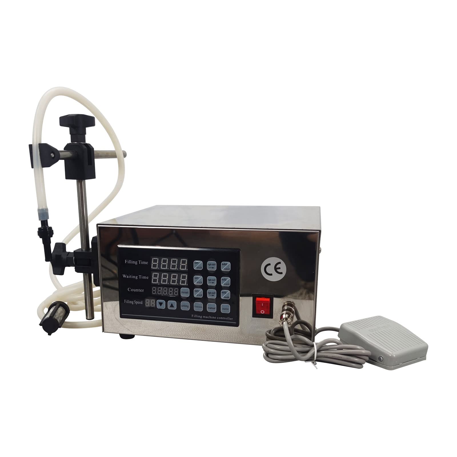 TECHTONGDA 110V Digital Control Liquid Filling Machine | Adjustable 5-3000ml Bottle Filler for Cosmetics, Essential Oils & Home Brewing | Perfect for Small Businesses & DIY Projects