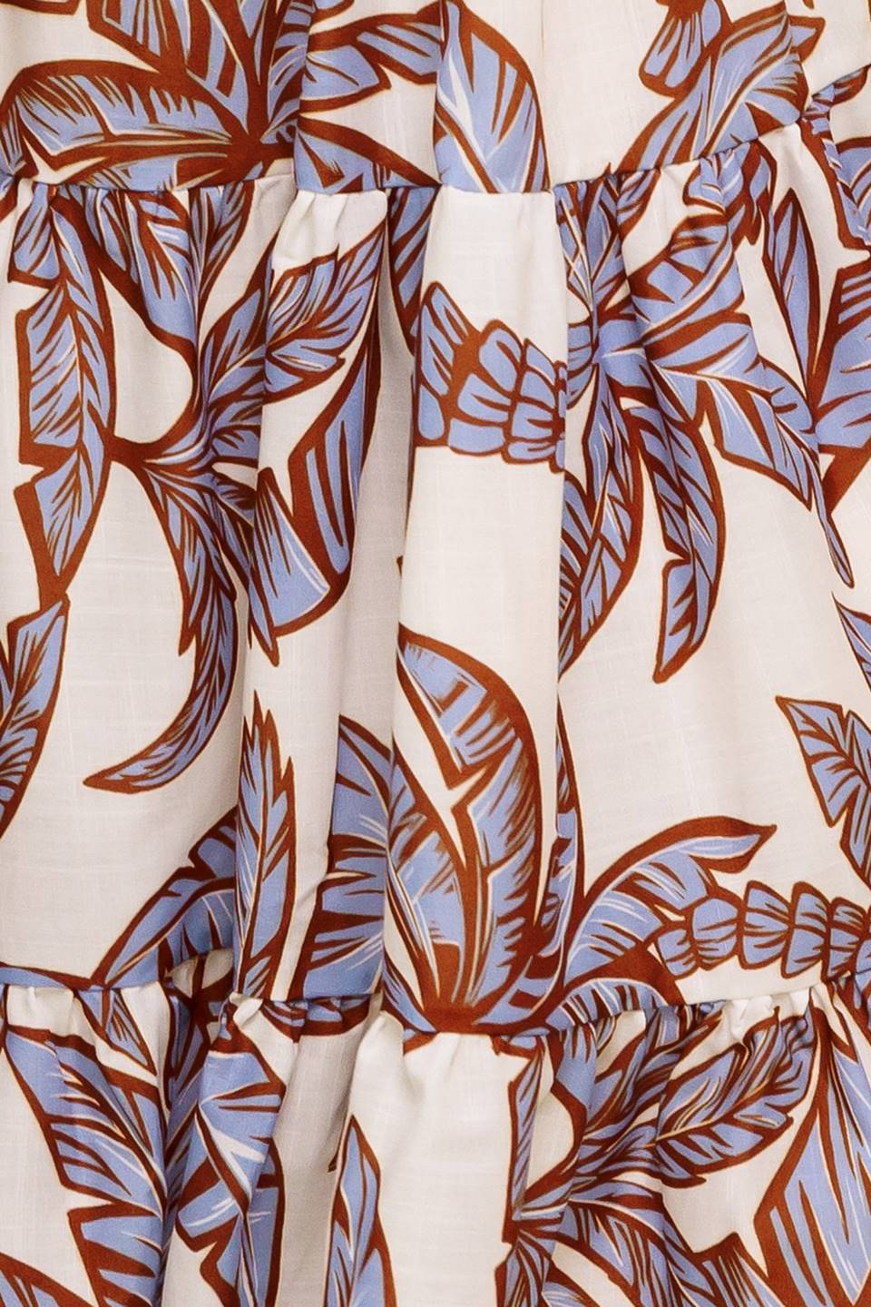 Palm Tree Print Off Shoulder Midi Dress - Summer Beach Vacation & Boho Chic Outfit