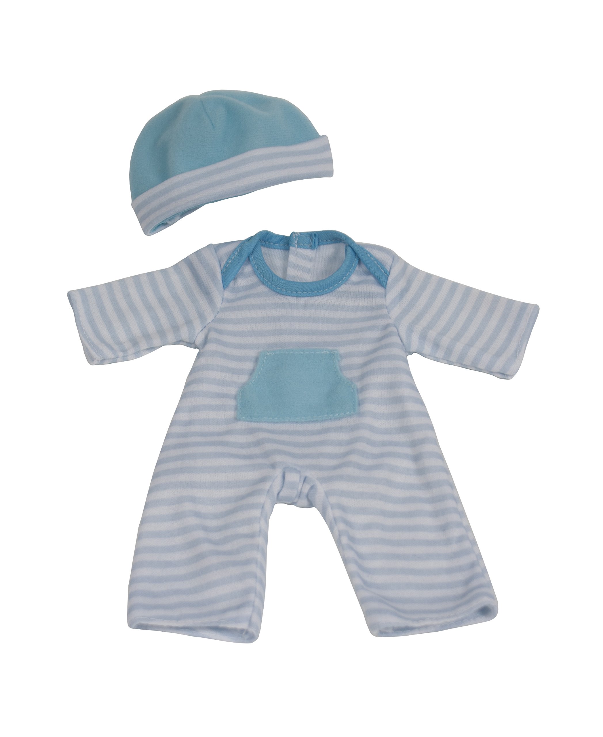 JC Toys Blue Romper for Baby Dolls - Soft Outfit Up to 11 Inches - Perfect for Dress Up, Pretend Play & Gift Giving