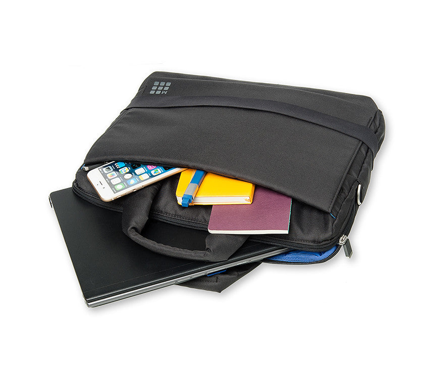 Premium Moleskine Horizontal Device Bag for iPad, Laptop & Tech Accessories - Payne's Grey - Perfect for Work, Travel & Daily Commute
