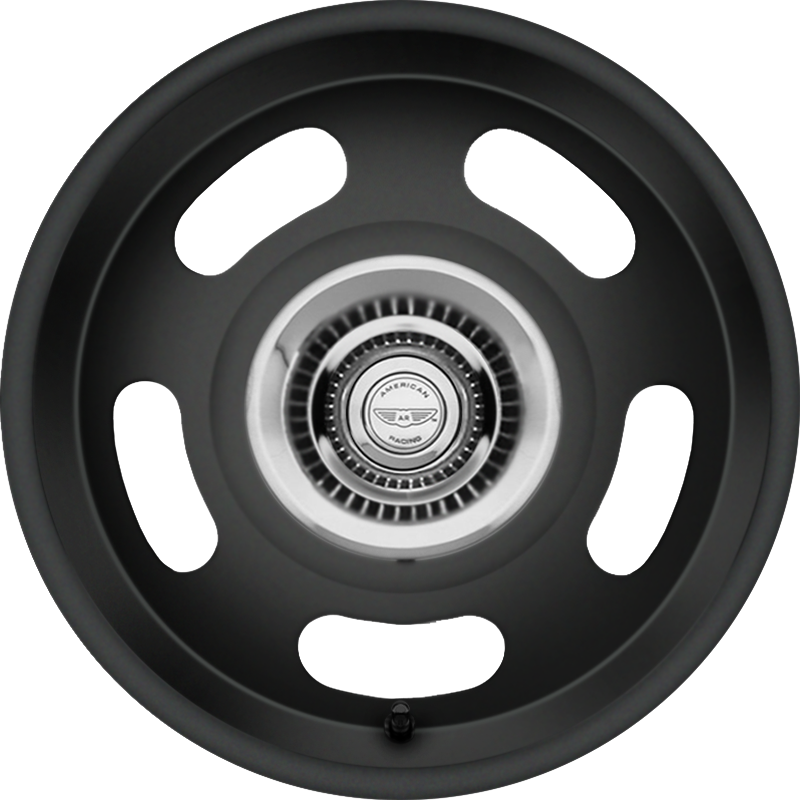 American Racing 17x7 VN506 Satin Black Wheel +0mm Offset - Lightweight Performance Rims for Trucks, SUVs & Off-Road Vehicles