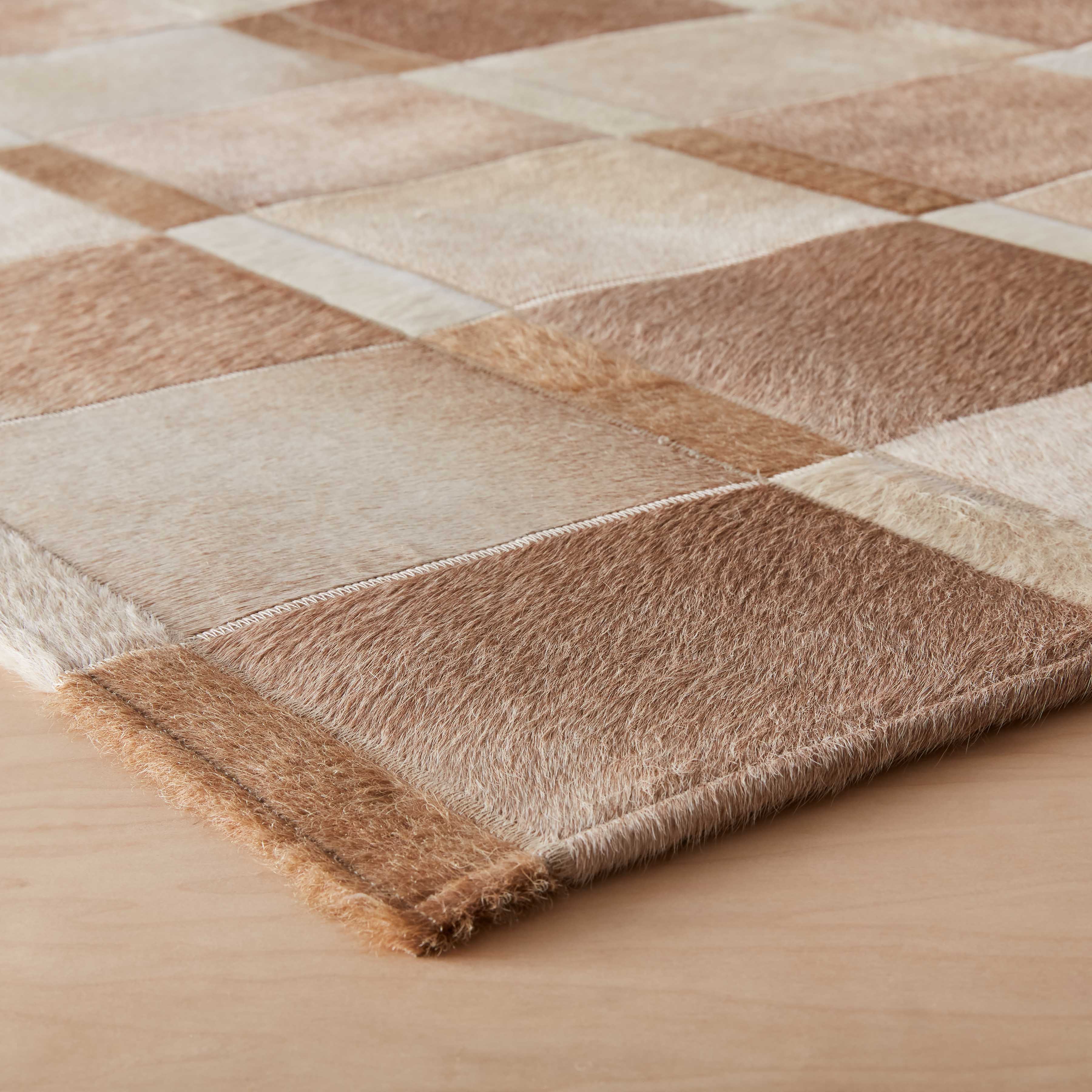 Premium Natali Cowhide Area Rug - Natural Leather Hide Rug for Living Room, Bedroom, Office - Stylish Home Decor & Floor Covering for Modern Interiors