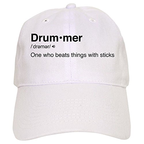 White - Drummer Definition Cap