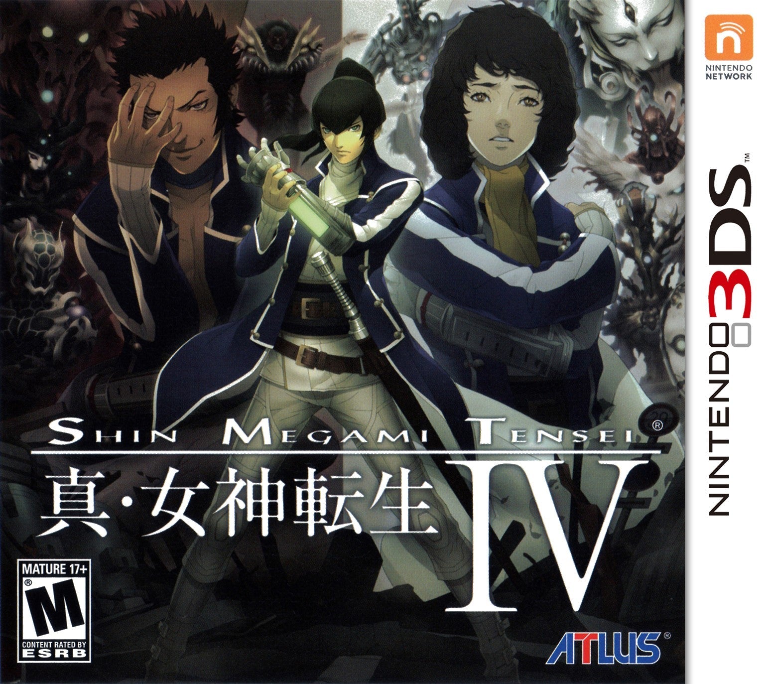 Shin Megami Tensei IV - Nintendo 3DS RPG Game | Atlus JRPG with Demons & Strategic Battles | Perfect for Anime Fans & Hardcore Gamers
