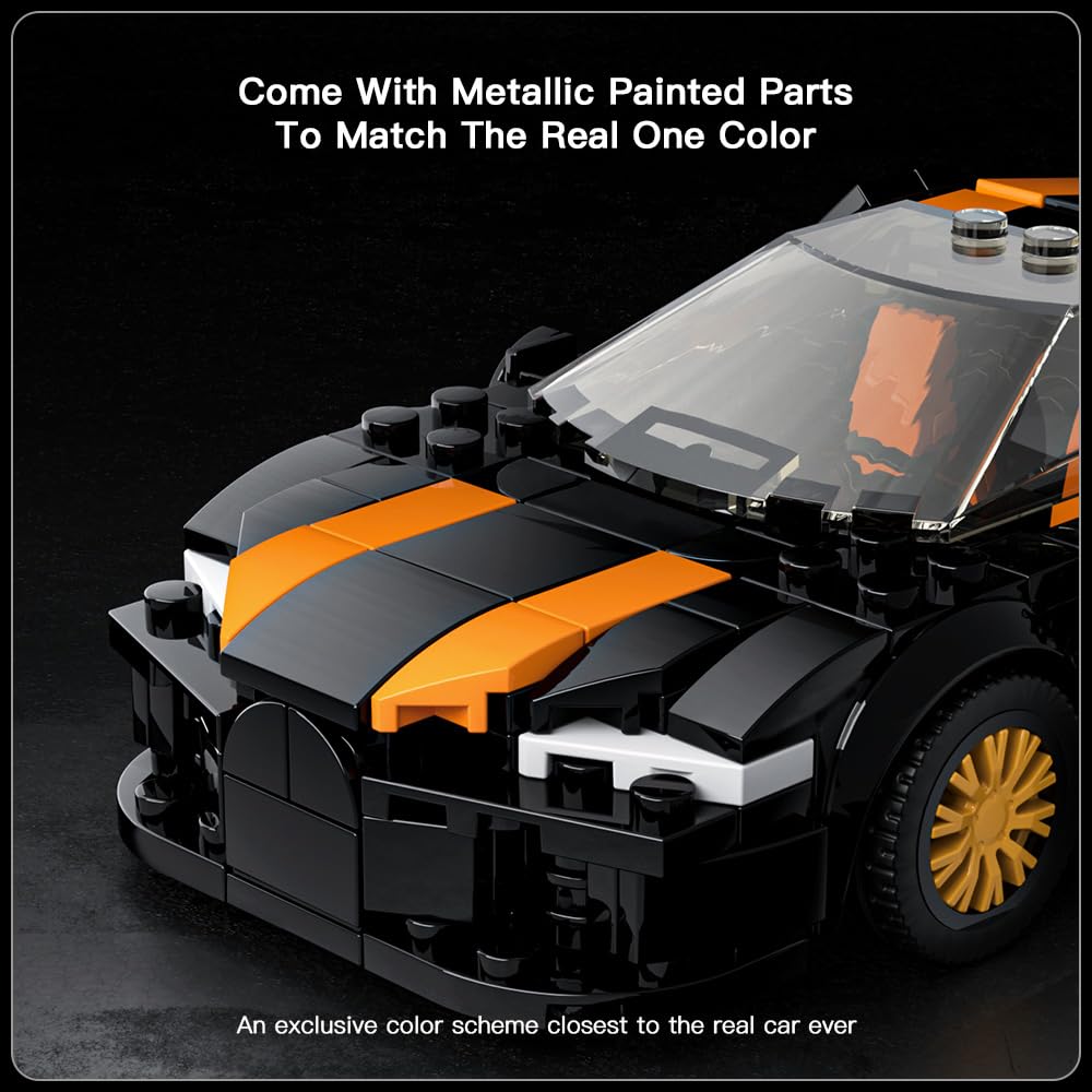 Mould King Speed Champion Chiron 300 Building Block Set - 386PCS Super Car Model Kit with Display Case for Adults & Kids 8+ | Race Car Toy for Creative Play, Gift Ideas & Home Decoration