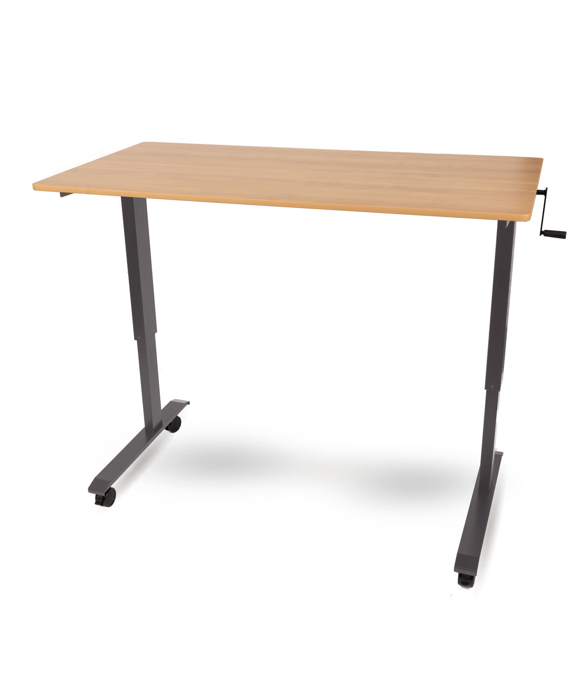 Adjustable Height Standing Desk with Crank - 60