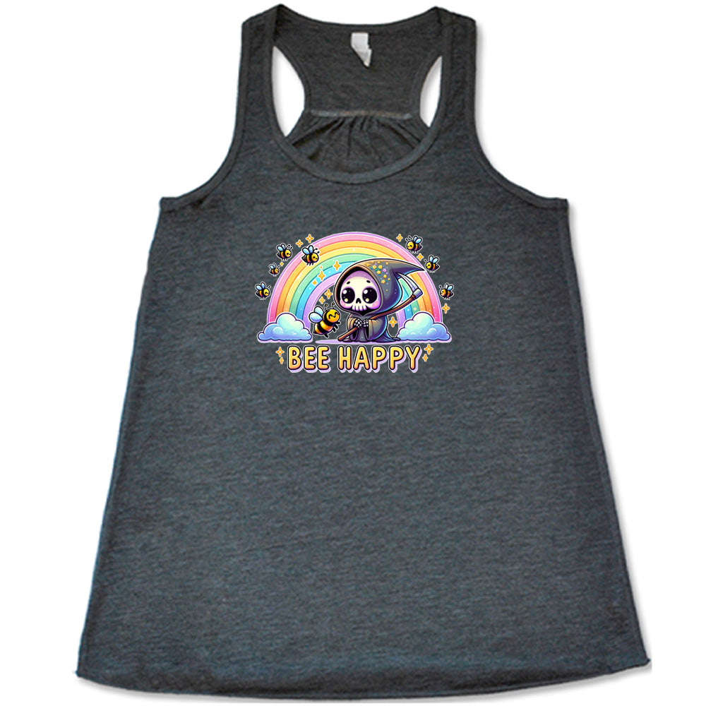 Bee Happy T-Shirt - Cute Bee Graphic Tee for Women & Men - Casual Comfortable Cotton Shirt for Everyday Wear, Outdoor Activities & Gifts
