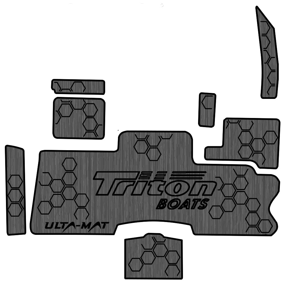 Hennessey Outdoors Ulta Mat - Waterproof Non-Slip Boat Flooring Mat for 2017-2022 Triton TRX20/TRX21 - Perfect for Fishing, Boating & Marine Activities