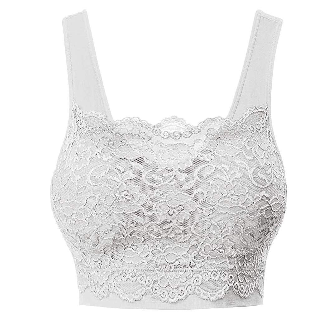 Women's Seamless Lace Sports Bra with Front Cover - Breathable Workout Top for Yoga, Running & Gym - Plus Size Activewear for Women