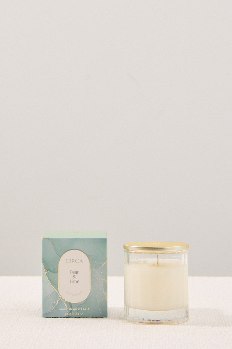 CH Pear & Lime Scented Candle 60g - Fresh Home Fragrance for Relaxation, Spa & Romantic Ambiance