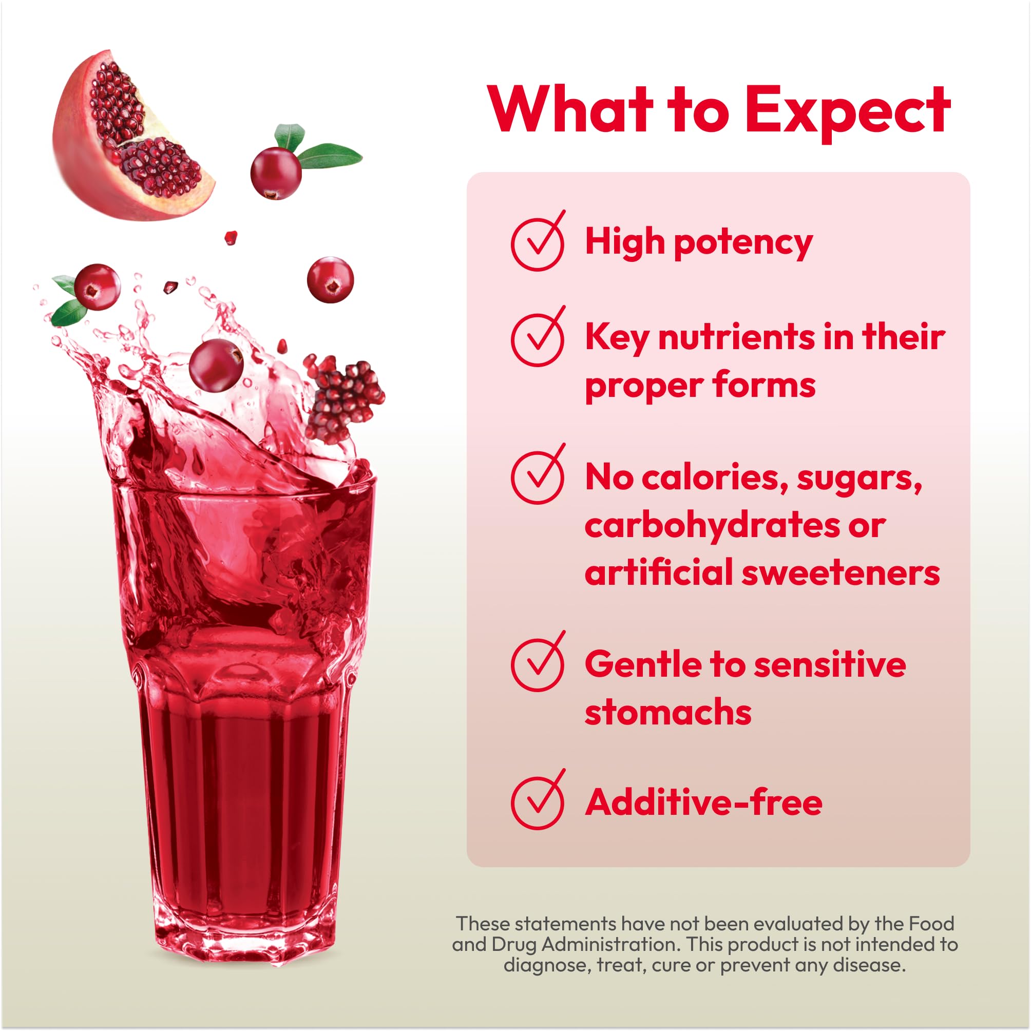ANDREW LESSMAN Efficient C + Cranberry Benefits 180 Packets - Immune & Energy Support, Urinary Tract Health, Stress Relief | Sugar-Free, Zero Calorie, Low Carb Vitamin C Drink Mix | Perfect for Daily Wellness, Travel & On-The-Go Nutrition