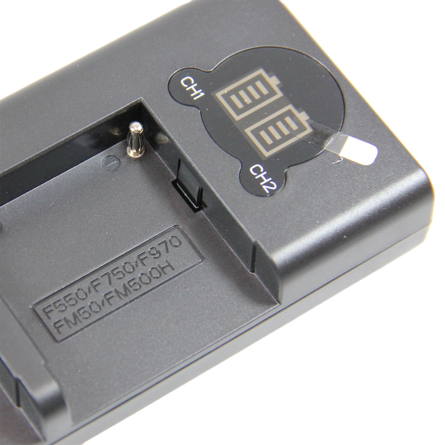 Sony FM50 FM55H FM500H QM71 Rapid Dual Battery Charger Replacement with LCD Screen & Micro USB Cable - Fast Charging for Cameras, Camcorders & Photography Gear
