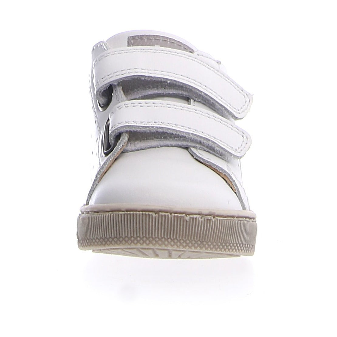 Falcotto Venus VL Star Sneakers for Boys & Girls - White/Inox - Comfortable Kids' Shoes for School, Play & Everyday Wear