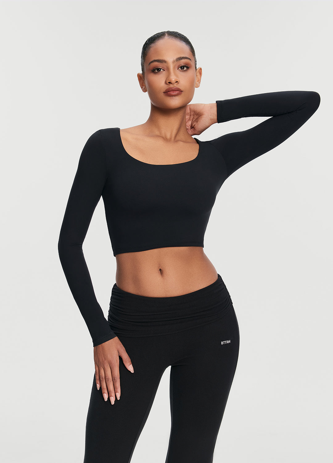 Cropped Round Neck T-Shirt for Women - Casual Short Sleeve Summer Top | Perfect for Beach, Party & Everyday Wear