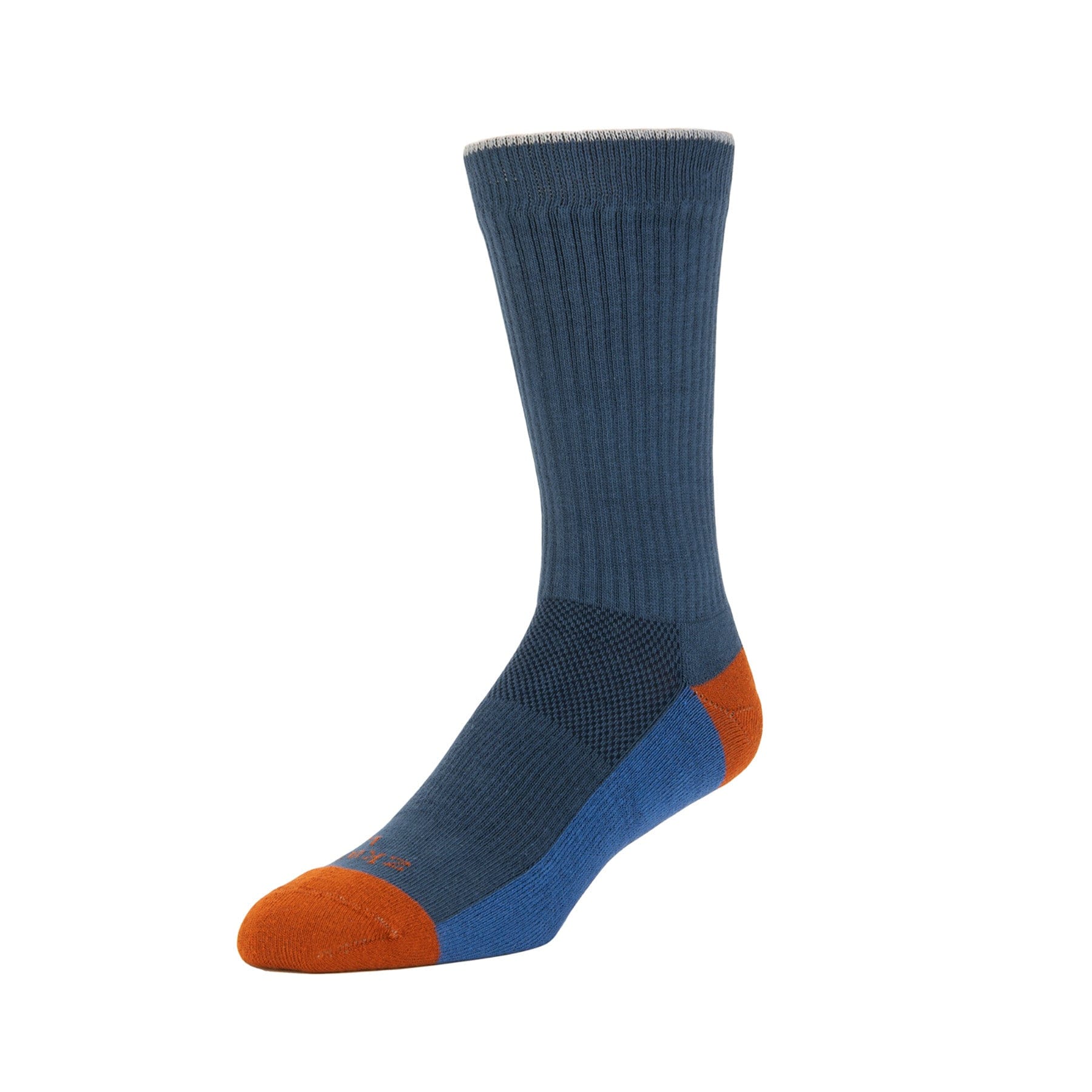 Summit Performance Organic Cotton Crew Socks for Men & Women - Soft Breathable Navy Blue Athletic Socks - Perfect for Running, Hiking & Everyday Comfort