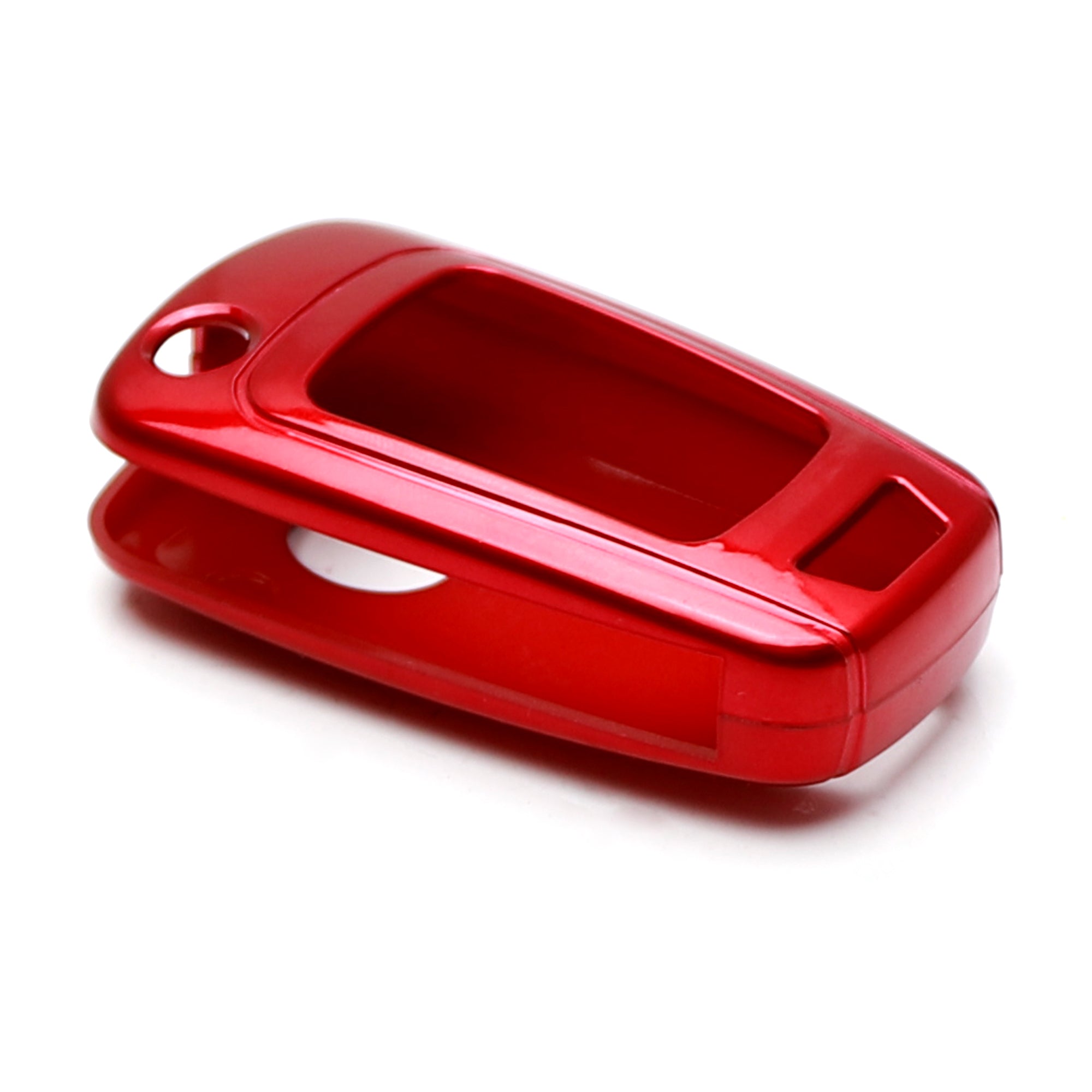 Premium Glossy Red Smart Key Fob Cover Replacement for Chevrolet GMC (3/4/5 Buttons) - Exact Fit Protection for Keyless Entry Remote - Perfect for Daily Use, Travel & Car Enthusiasts