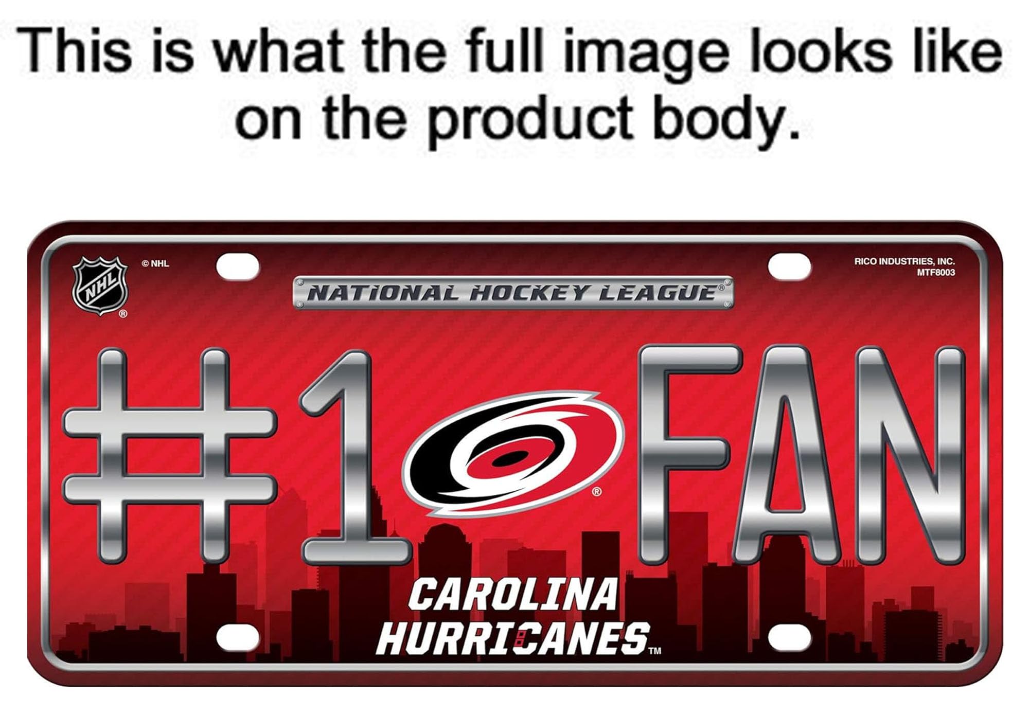 JS Sports Table Lamp with Shade - Officially Licensed NHL Hockey Team Design, Durable Metal Base & Adjustable Brightness - Perfect for Bedroom, Game Room & Sports Fan Gifts