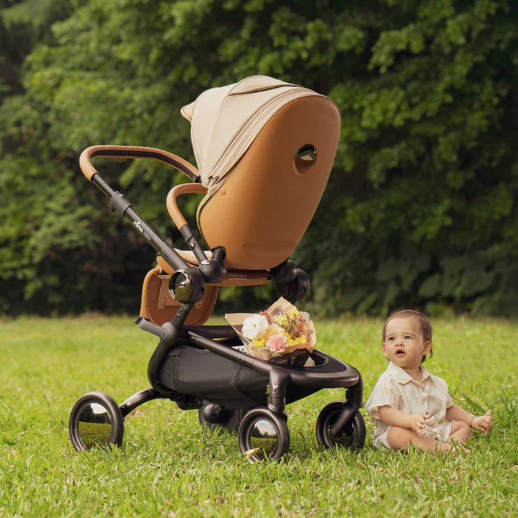 Mima Creo Luxury Baby Stroller - Lightweight, Compact & Stylish for Urban Parents | Perfect for City Walks, Shopping & Travel