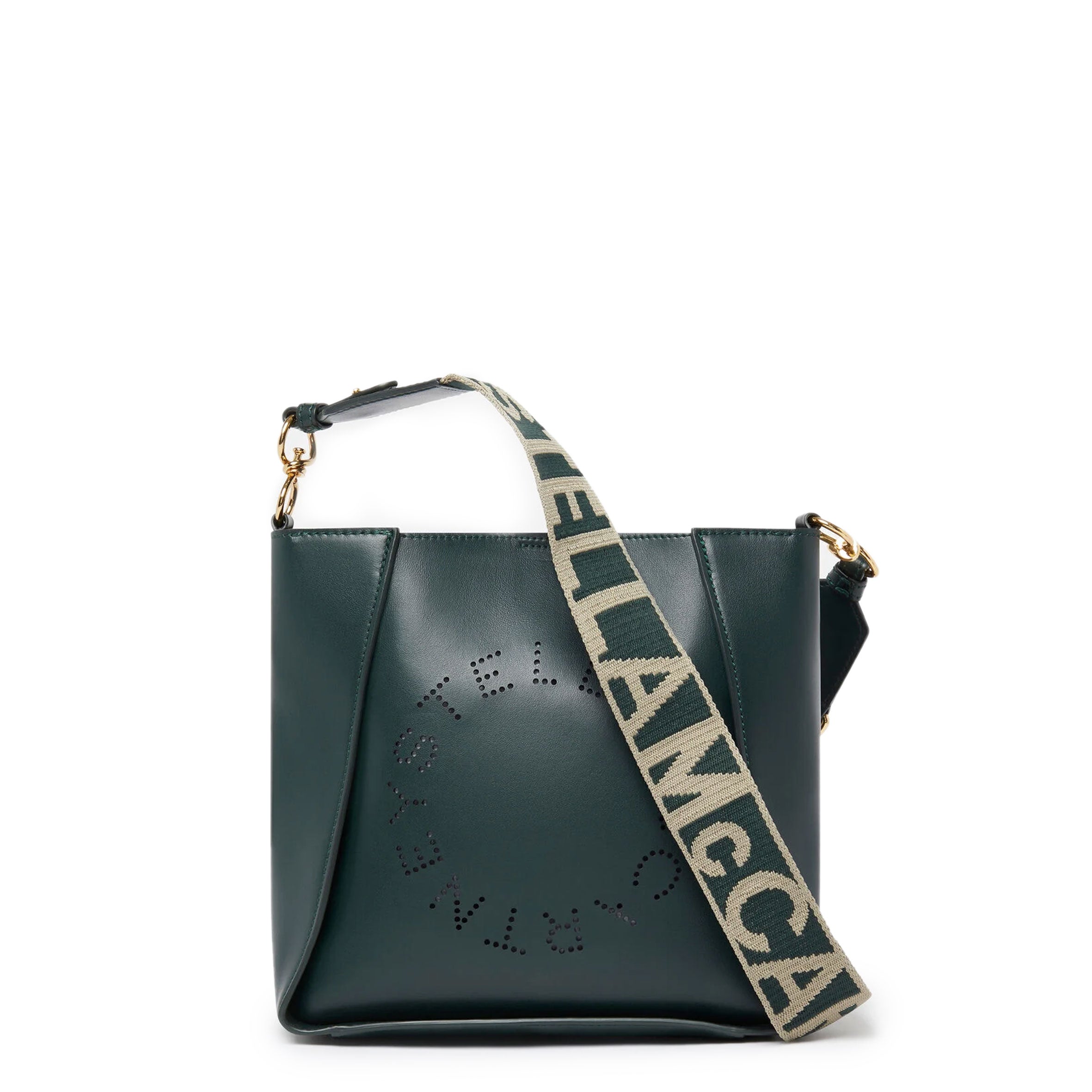 Stella Logo Mini Crossbody Hobo Bag in Pine - Stylish & Compact Shoulder Purse for Women, Perfect for Everyday Use, Travel, and Casual Outings