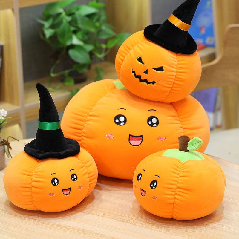 Adorable Kawaii Pumpkin Patch Pal Plush Toy - Soft Cute Fall Decor, Halloween Gift & Cozy Home Accent for Kids' Rooms, Nursery, and Seasonal Displays