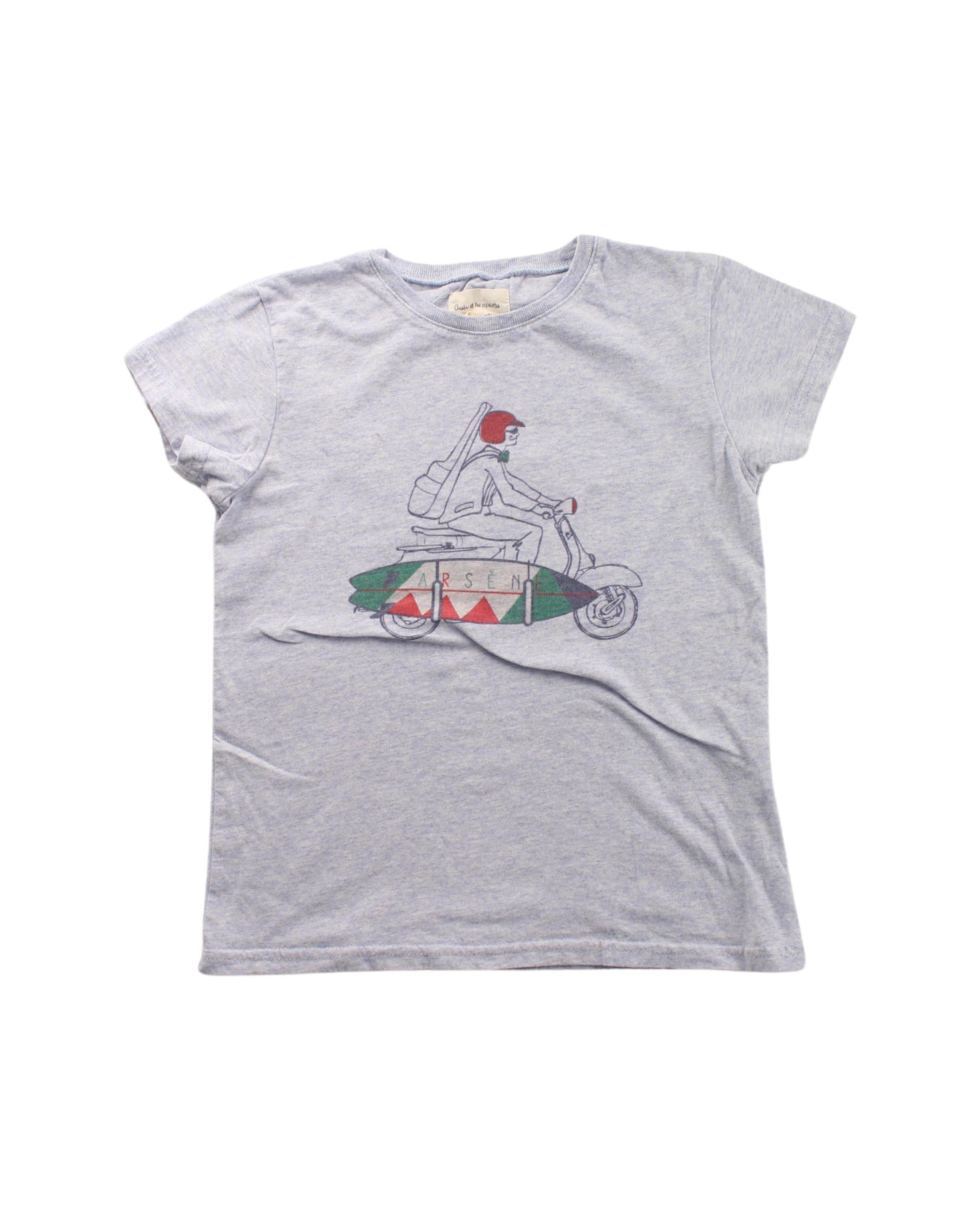 Arsène and the Gossips Short Sleeve T-Shirt for Boys 6T - Cute Graphic Tee for Kids, Playdates & School Outfits
