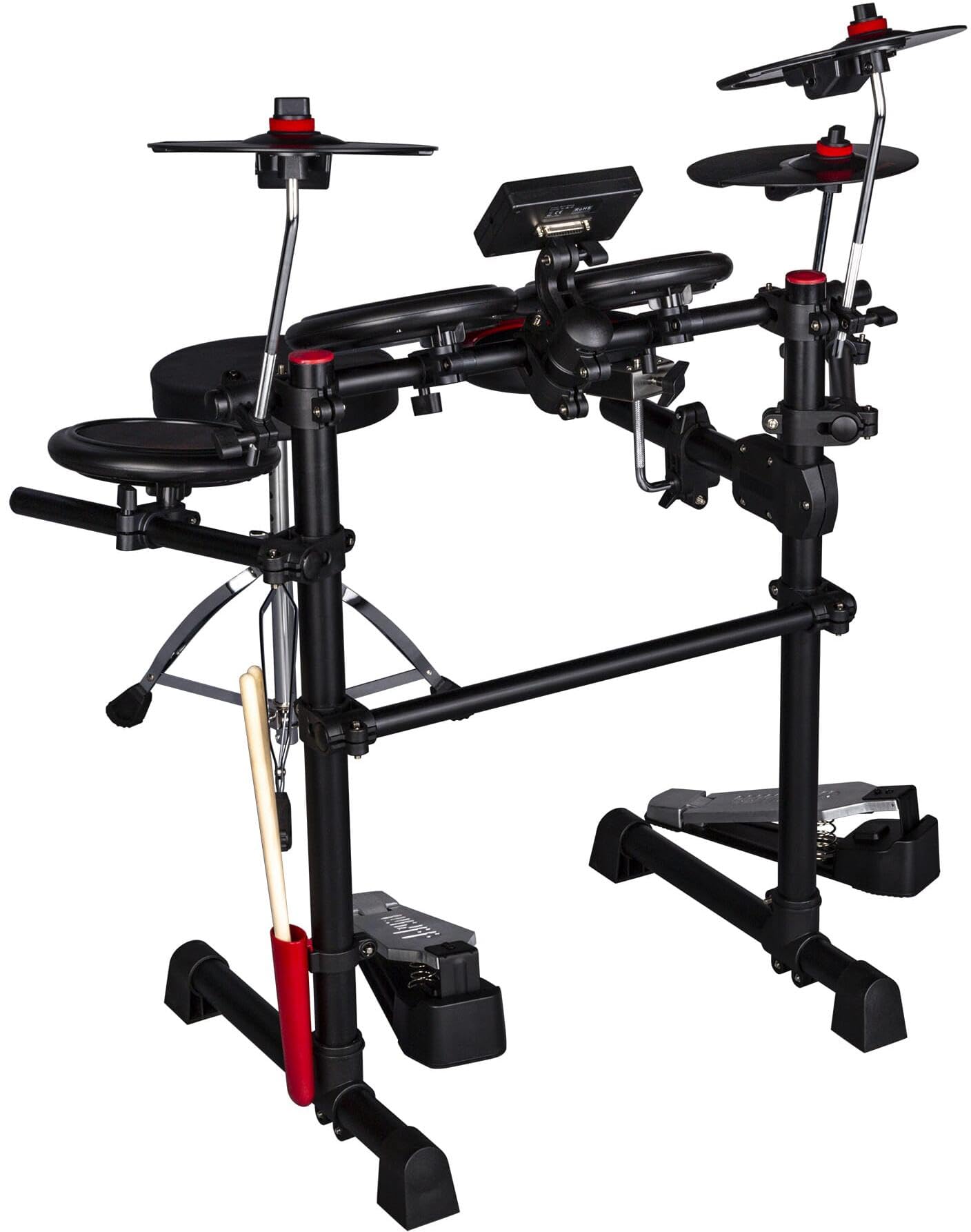 ddrum E-Flex Complete Electronic Drum Set with Mesh Heads - Black (DD EFLEX) | Perfect for Home Practice, Studio Recording & Silent Drumming