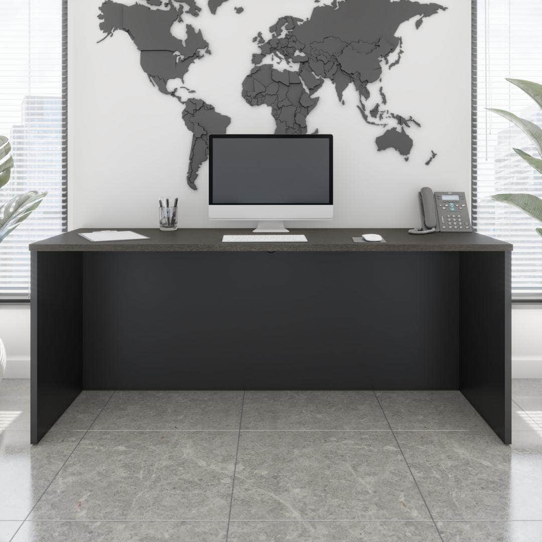 Pro Concept Plus Narrow Desk Shell - Compact & Stylish Workspace Solution in 2 Colors | Perfect for Small Offices, Home Workspaces & Dorm Rooms
