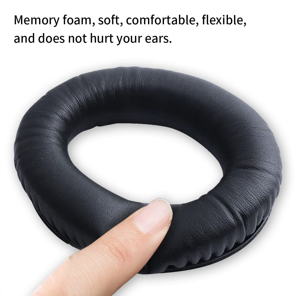 HyperX Cloud Revolver S Replacement Ear Pads - Premium Protein Leather Cushions for Enhanced Comfort & Noise Isolation - Perfect for Gaming, Music & Office Use